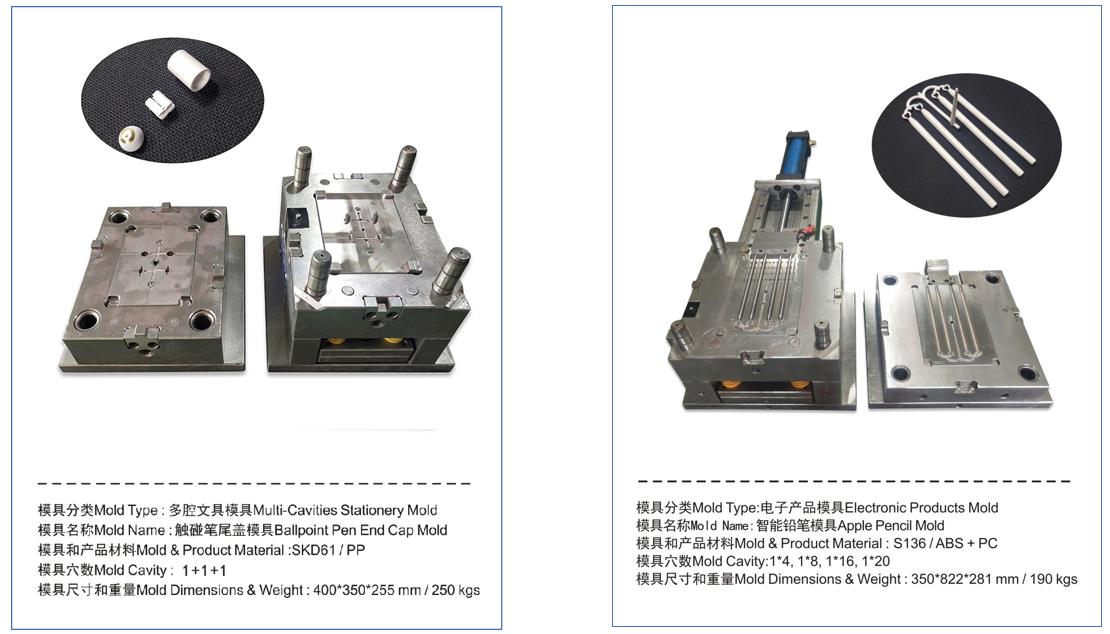 Two - color pen injection mold production process and difficulties